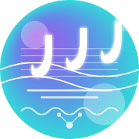 Lyrics Into Song AI Logo