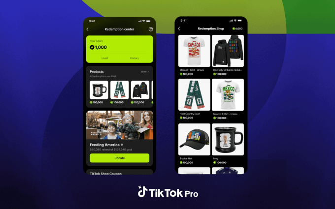 TikTok Pro Events 界面